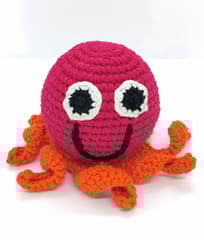 Handmade Crochet Rattle - Octopus (Pack Of 2)