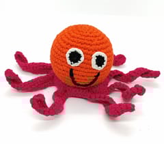 Handmade Crochet Rattle - Octopus (Pack Of 2)