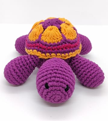 Handmade Crochet Rattle - Turtle (Pack Of 2)