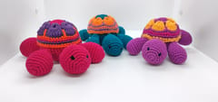 Handmade Crochet Rattle - Turtle (Pack Of 2)