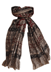 Khadi Kalamkari Shawl VMM 008