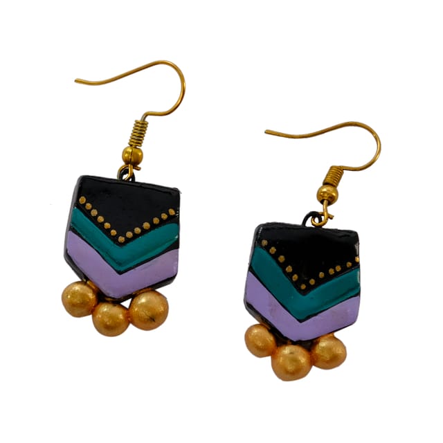 Jhumka Terracotta Earrings ( Exclusive Collections )