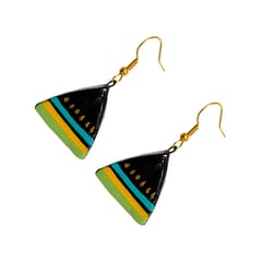 Multicoloured Terracotta Earrings (Geometrical Collection)