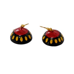 Casual Terracotta Earrings ( Exclusive Collection )
