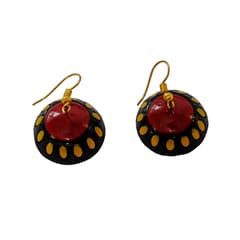 Casual Terracotta Earrings ( Exclusive Collection )