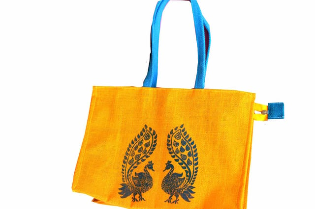 Yellow Jute Bag JL9