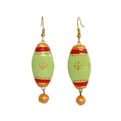 Green And Pink Terracotta Choker Set