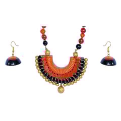 Terracotta Ethnic Necklace set