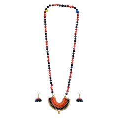 Terracotta Ethnic Necklace set