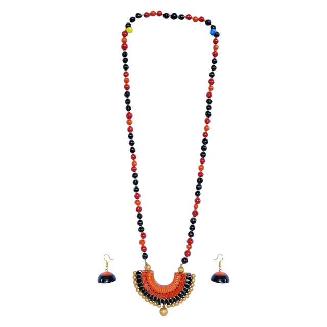 Terracotta Ethnic Necklace set