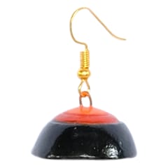 Red and Black Terracotta Necklace set