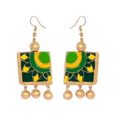 MULTI COLOURED SQUARE NECKLACE SET