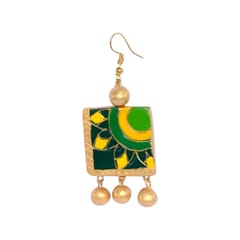 MULTI COLOURED SQUARE NECKLACE SET