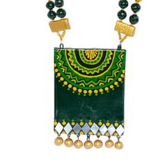 MULTI COLOURED SQUARE NECKLACE SET
