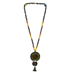 MULTICOURED LAYERED LONG NECKLACE SET