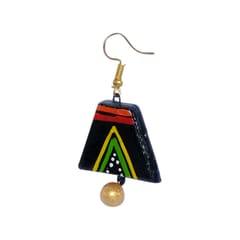MULTICOURED LONG NECKLACE SET WITH GOLDEN TOUCH