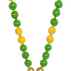 SUNFLOWER PAINTED LONG NECKLACE SET