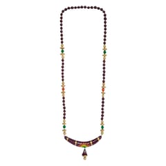 SIMPLE TERRACOTTA LONG NECKLACE SET