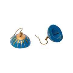 Blue and Golden Jhumka