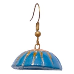 Blue and Golden Jhumka