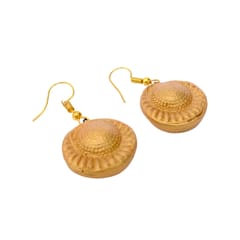 Golden Circular Earrings
