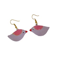 Bird shaped funky earrings