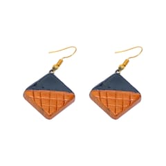 Dual Coloured Terracotta Earrings