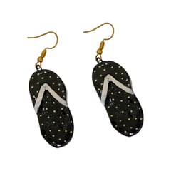 Black Sleeper shaped earrings