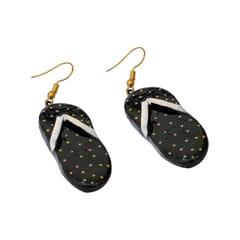 Black Sleeper shaped earrings