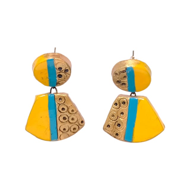 Yellow Golden Exclusive Earrings