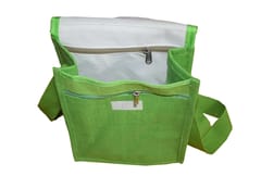 Green Jute Side Sling Bag JL47