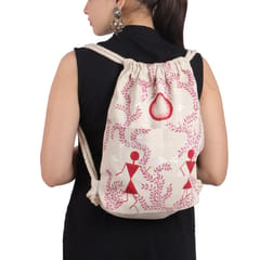 Tisser Women Shoulder Sack Bag Multicolour for collage student Majarpath Material