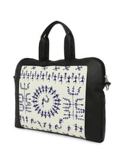 Tisser Atisans Handpainted Long Shoulderstrap Leather Laptop Bag