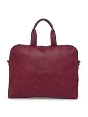 Tisser Atisans Handpainted Long Shoulderstrap Leather Laptop Bag