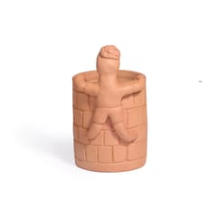 Tisser Artisans Terracota eco friendly decorative Well pen stand