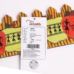 Tisser Artisans Wooden warli door Welcome Plate for Home, Office