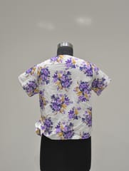 Casual Floral Printed Top