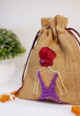 Embroidery Jute Potli