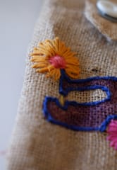 Jute Mobile Pouch for Women