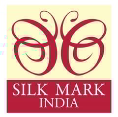 3stones | Handwoven | Hand Block | Pure Silk | Dupatta | Silk Mark | Pink | GCA4
