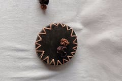 Terracotta by Sachii "Longpi Black Pottery Coaster Round"