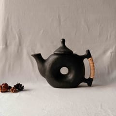 Terracotta by Sachii "Longpi Black Pottery Teapot-Cups Set"