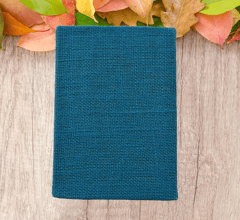 Jute Handmade Diary - Royal blue colour