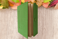 Jute Handmade Diary - parrot green colour