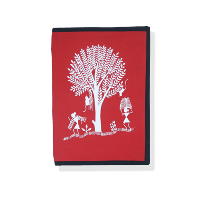 Warli Tree design Zip File Folder