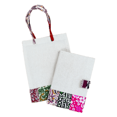 Colour-burst Diary with Bag
