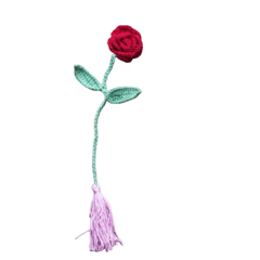 2 Pretty Bookmarks | Crochet Flower Bookmarks | For Book Lovers | Petite Flower Book Marks | Set of 2