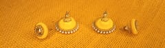 Gold Buta Thread Earrings and Studs VMMT2