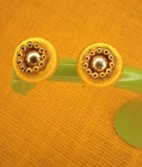 Gold Buta Thread Earrings and Studs VMMT2