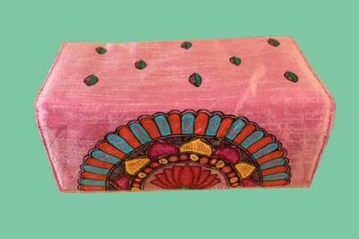 Women's leather wallet | Women's Clutch | Women Accessories | Handpainted women's leather purse | Traditional Design Women's Wallets | Ethnic Clutches | Wedding Gifts | Party Favours